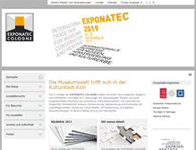 Tablet Screenshot of exponatec.de